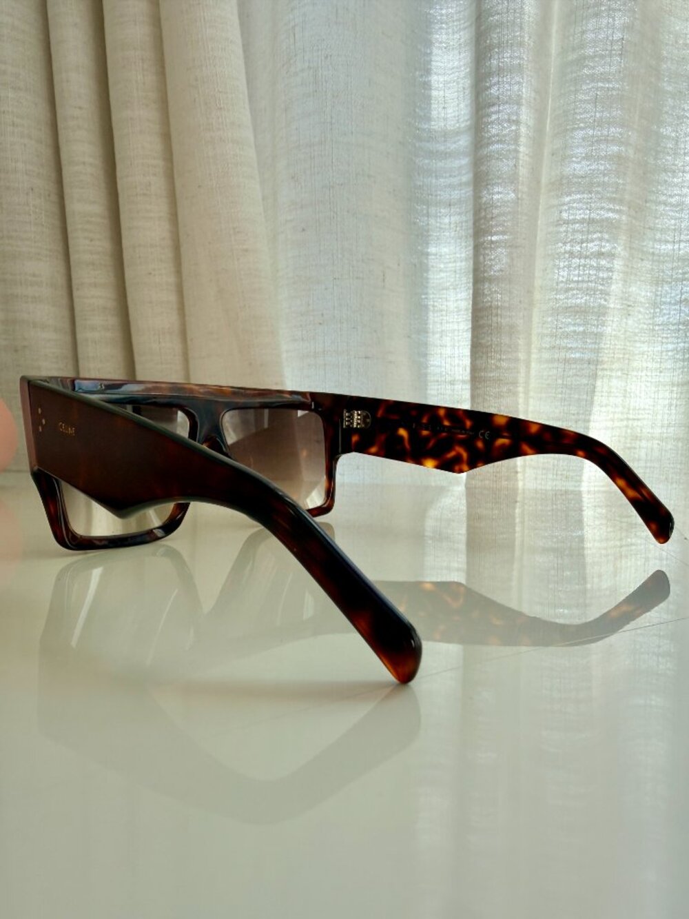 Celine 3 Dots flat-top sunglasses - Picture 4 of 7